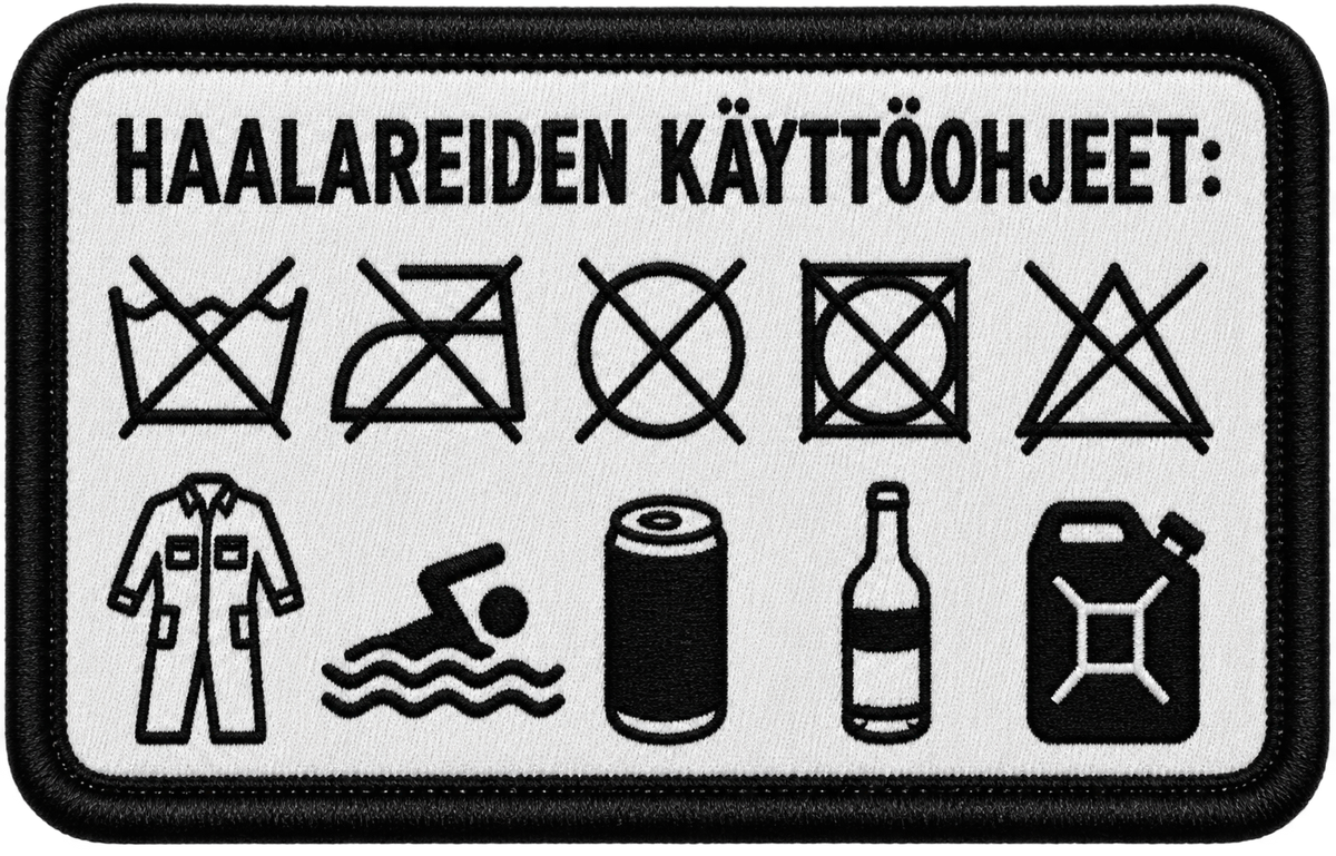 Haalareiden käyttöohjeet