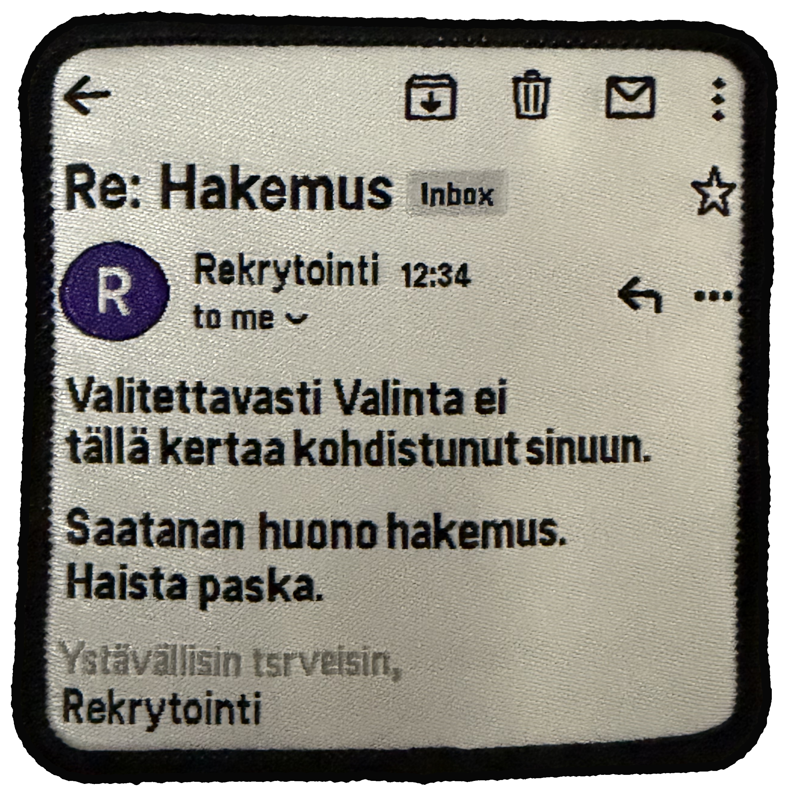 Työhakemus