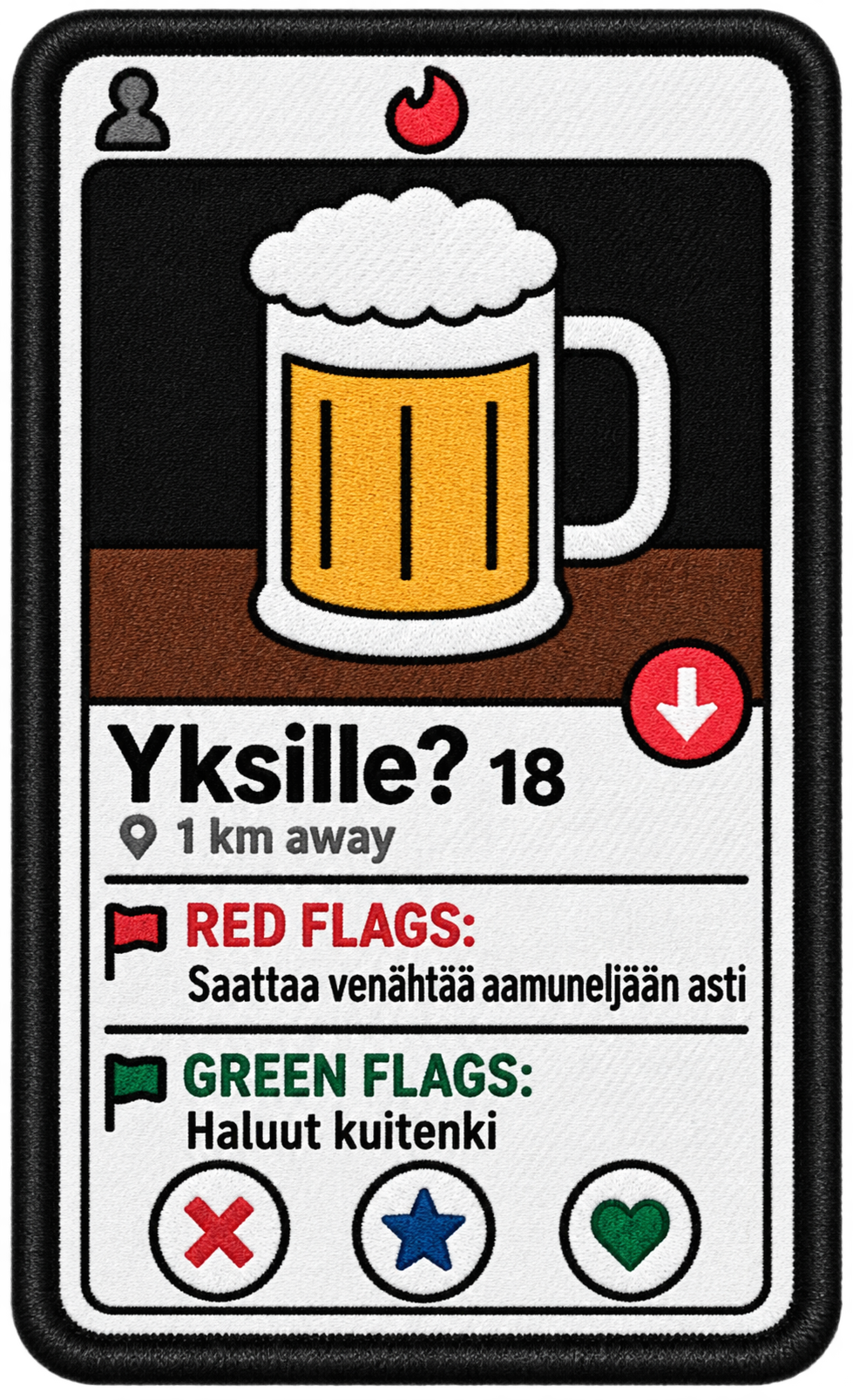 Yksille?